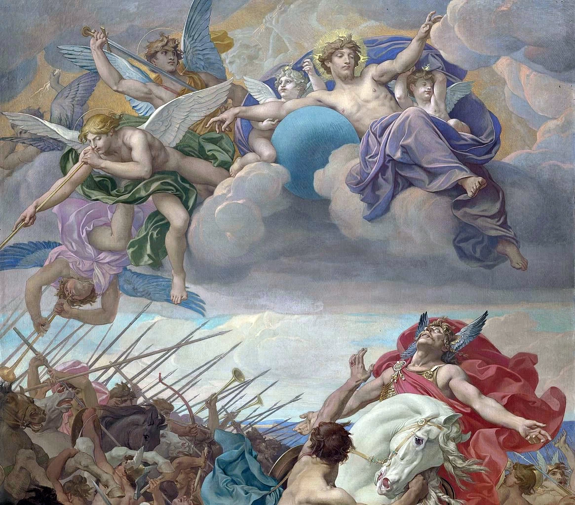 Pantheon - La battaglia di Tolbiac, dettaglio 3
